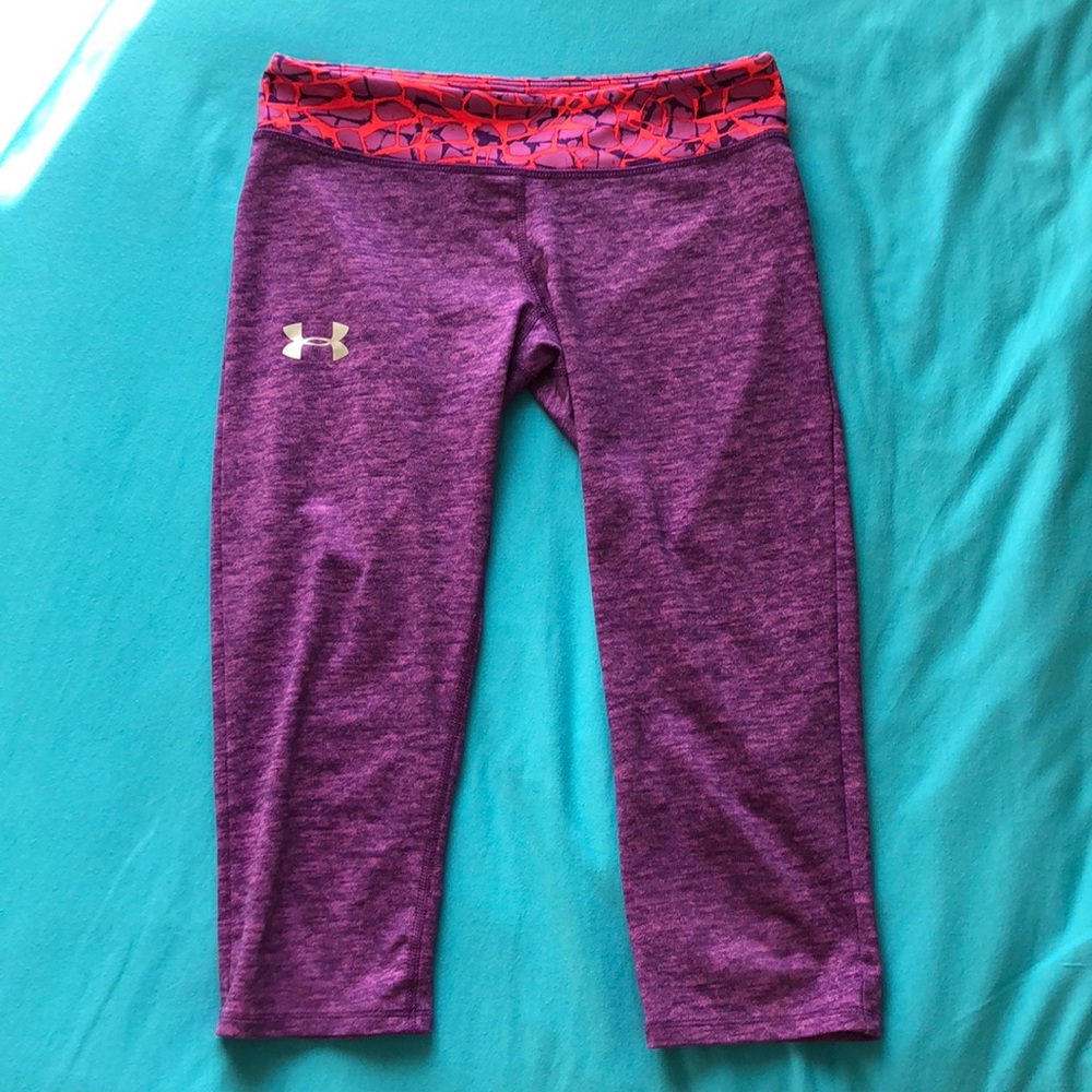 Purple capri leggings